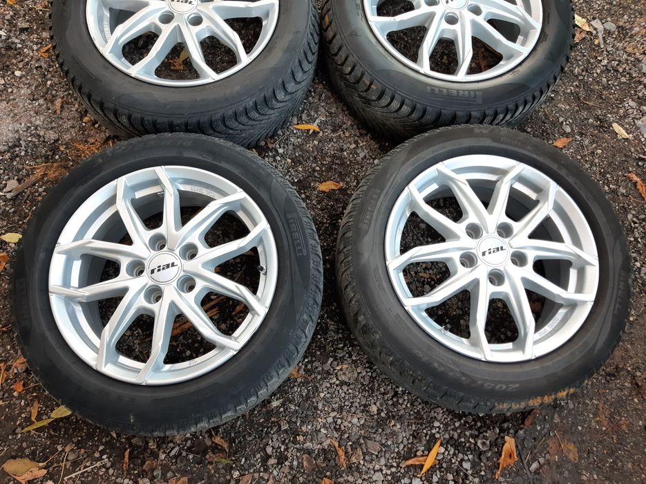 4бр. Лети Джанти с зимни гуми 5х112 за VW-ФОЛКСВАГЕН-16цола