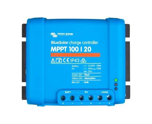 Нов контролер Victron BlueSolar MPPT 100/20 - 12/24V - 20 А