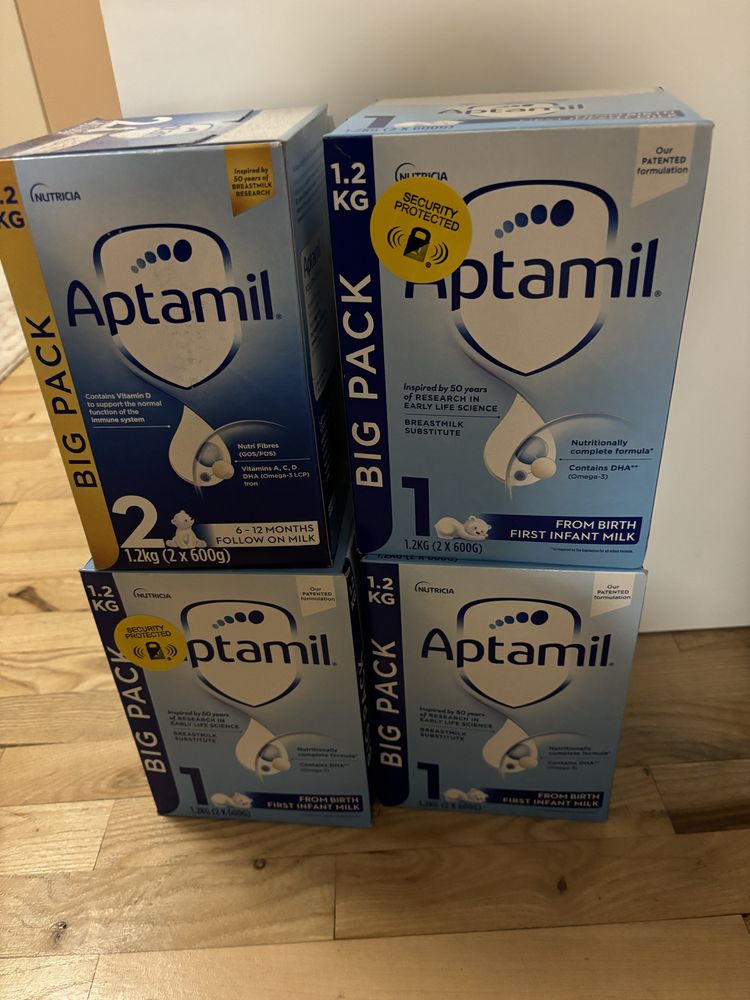 Адаптирано Мляко Аптамил Aptamil  Big Pack  от Англия