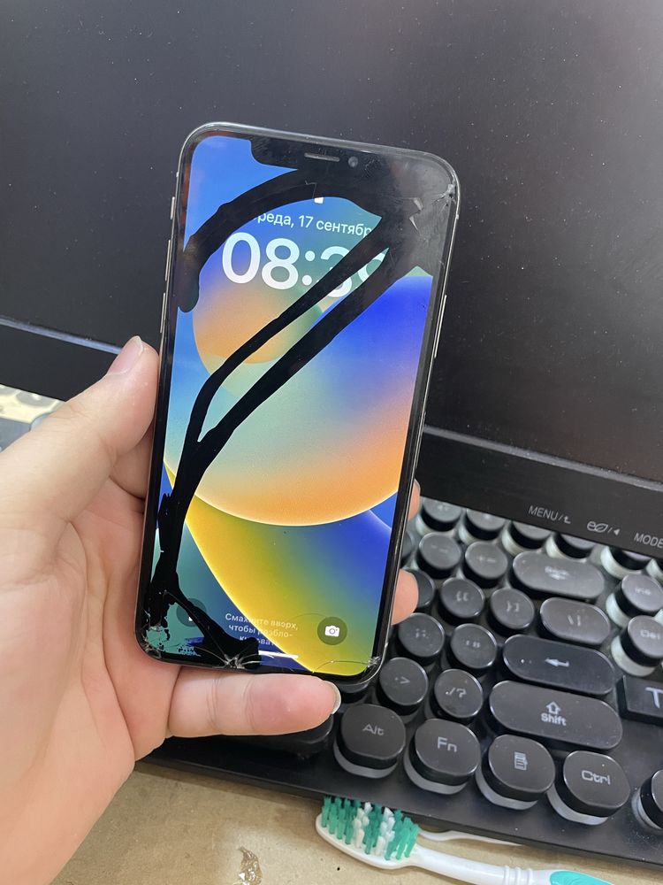 Iphone x xolati ideal aybi ekran bn uhasi