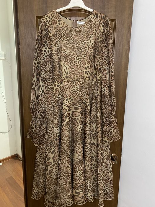 Платье из ткани Dolce and Gabbana