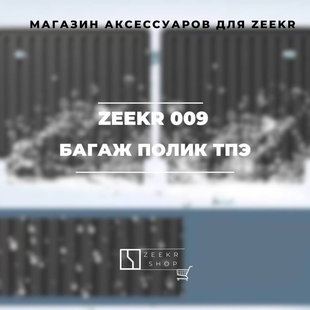 Коврик багажника для Zeekr 009 от «ZeekrShop»