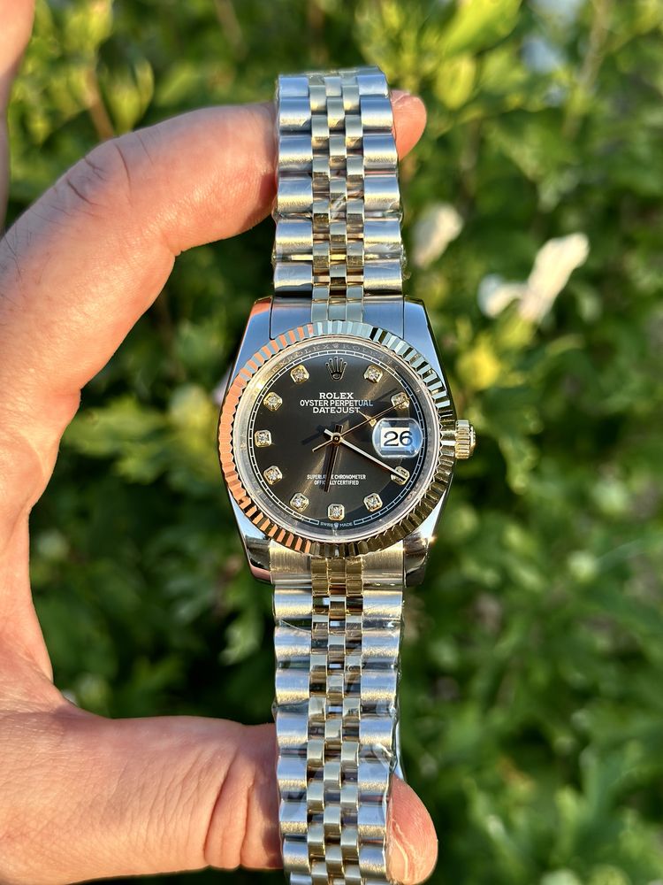 Rolex datejust gray dial 36,mm
