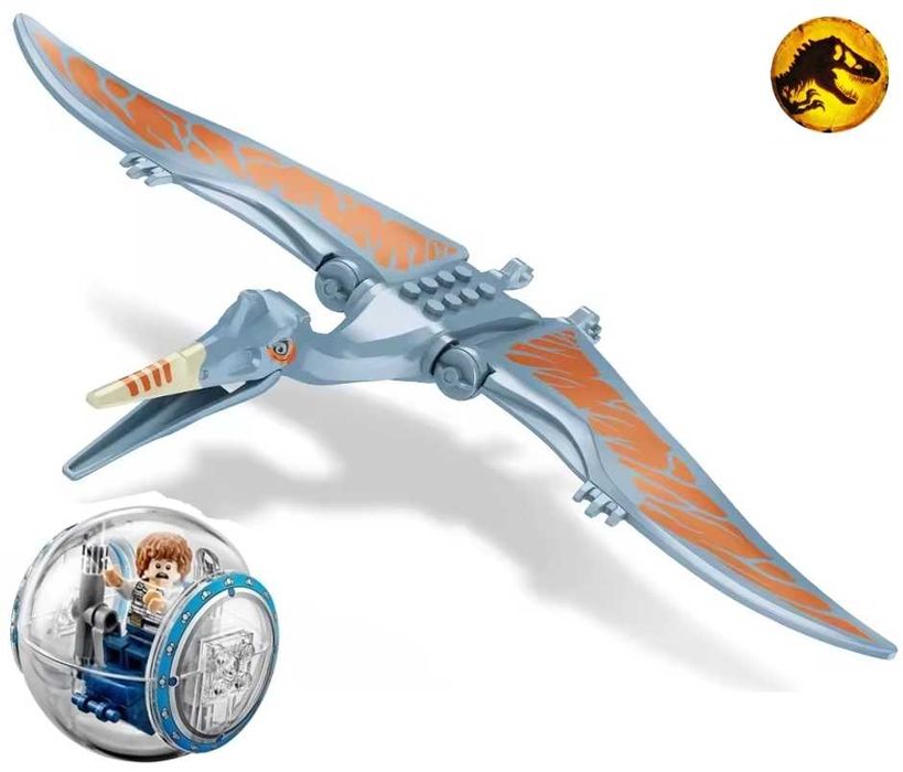 Dinozauri tip Lego de 30cm: Pteranodon sau Quetzalcoatlus