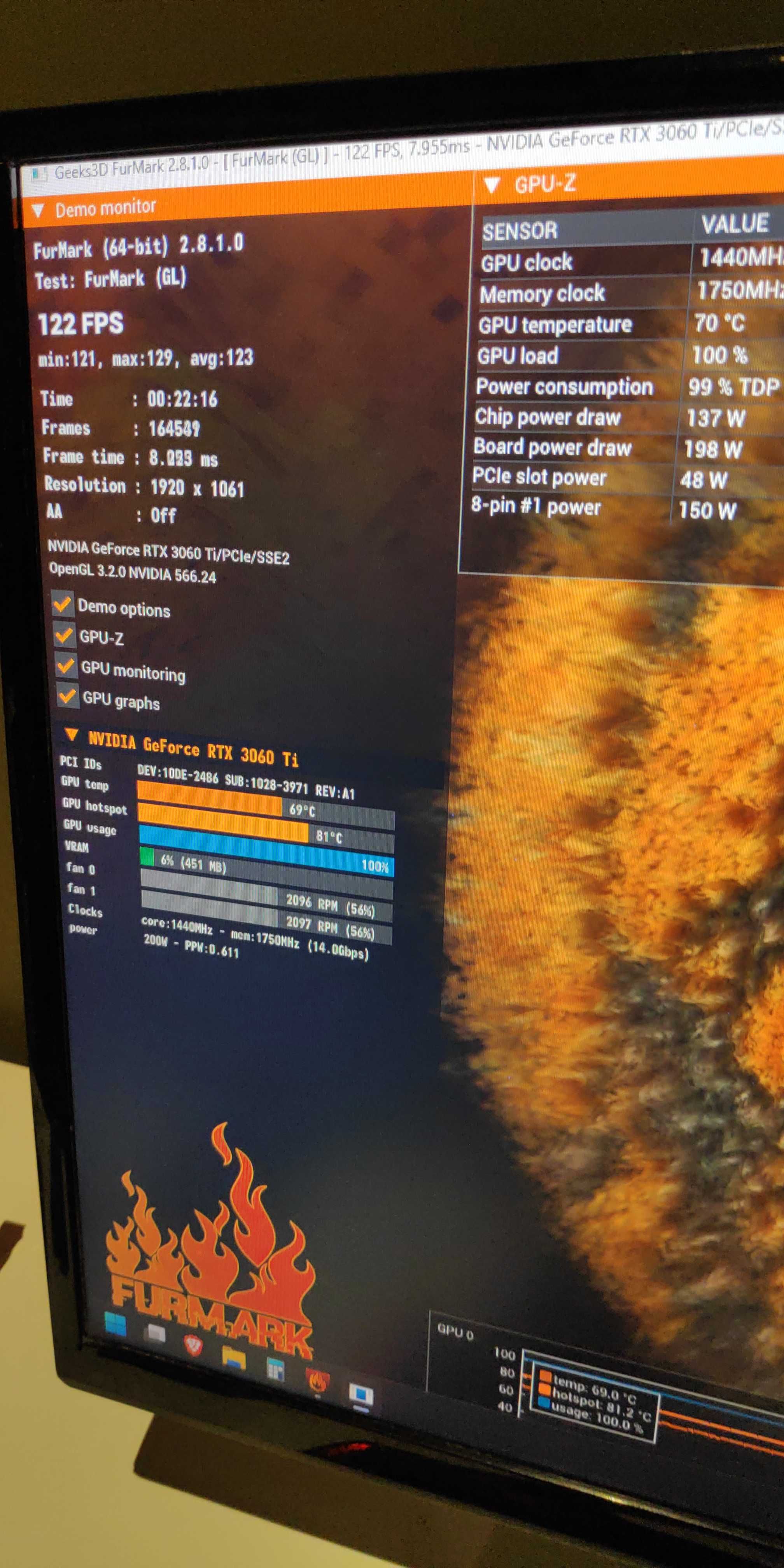Nvidia GeForce RTX 3060ti 8Gb DELL