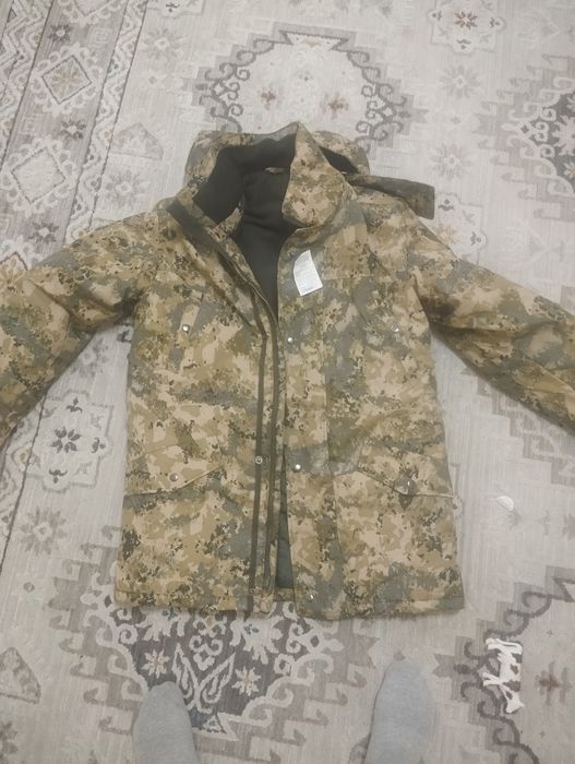 Куртка и штаны утеплённые камуфляж