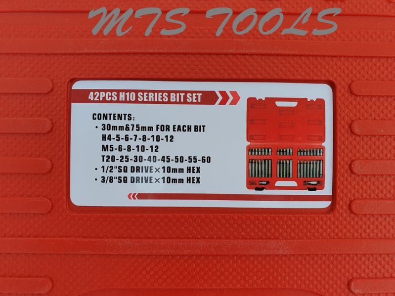 Trusa biti bits torx tors imbus spline 42 piese