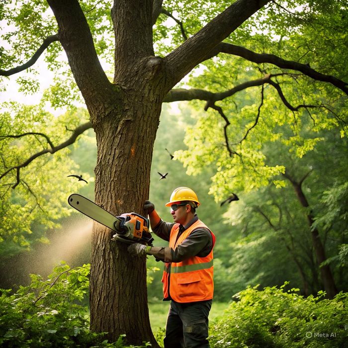 Спил деревьев. Агаш кесу