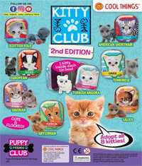 Капсули с играчка котенца puppy club friends kitty club 2nd edition