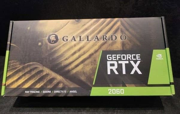 Nvidia RTX2060 6gb Manli Gallardo
