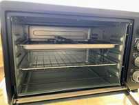 Cuptor electric Heinner 2000W, 38L, Convectie, Timer, Lumina, Negru
