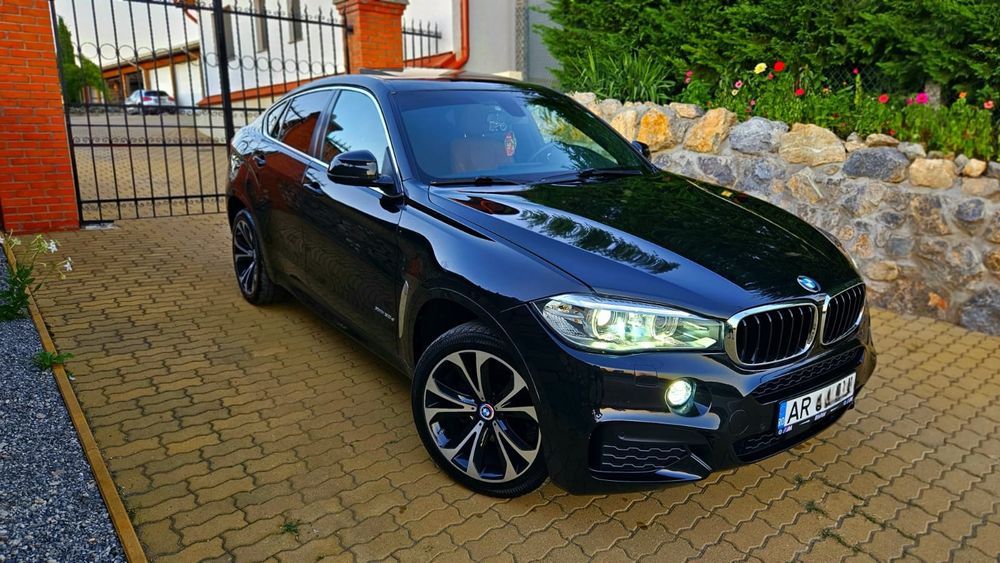 Bmw X6 F16 M Pachet 3.0 D 258 CP [Trapa , Piele ,Soft Close]