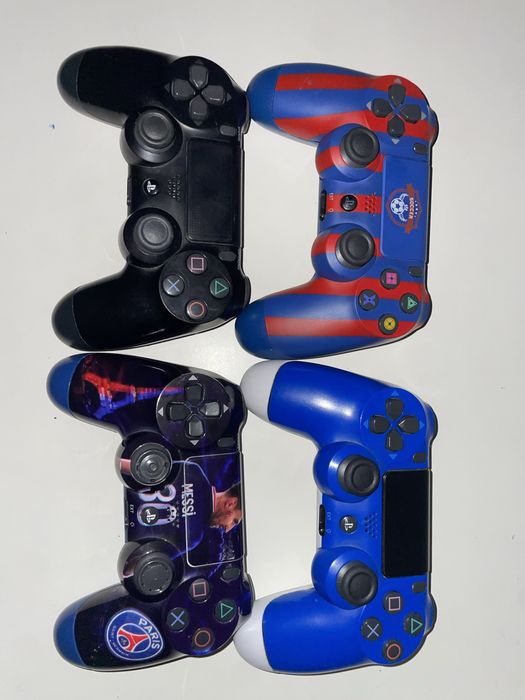 4 шт. DualShock 4 (не рабочие, на запчасти)