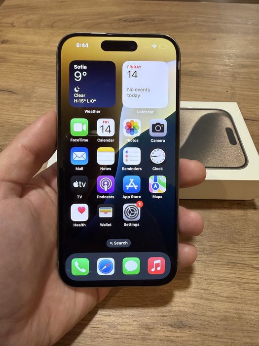 Iphone 15 pro 128GB natural titanium