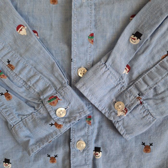 Детска памучна риза