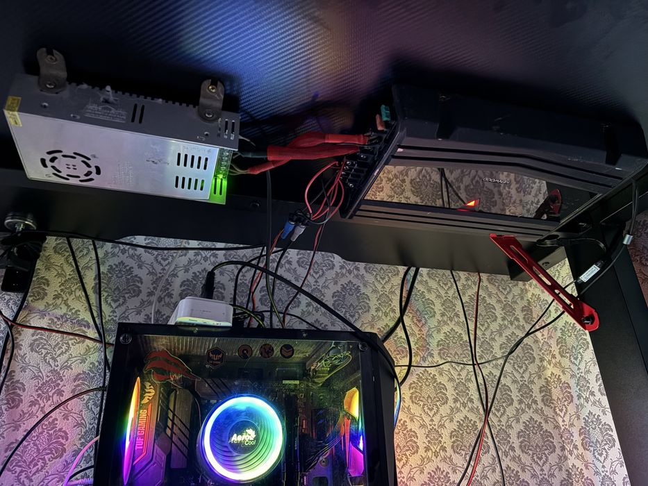 Фулл сетап пк rtx4060/ryzen 5 /5500/16ddr4 2 монитора 24".