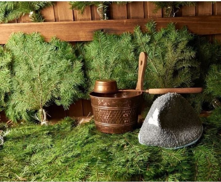 Пихтовый веник для бани