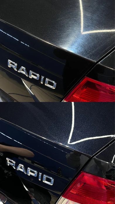 Профессиональная трёхэтапная полировка авто