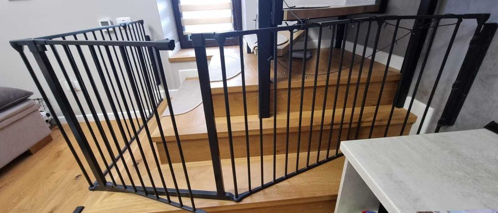 Tarc metalic, de siguranta-copii - Babydan Flex XL 90cm – 278cmX0.71H