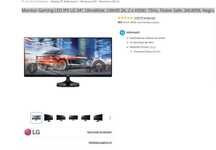 Monitor Gaming LED IPS LG 34", UltraWide, UWHD 2K,