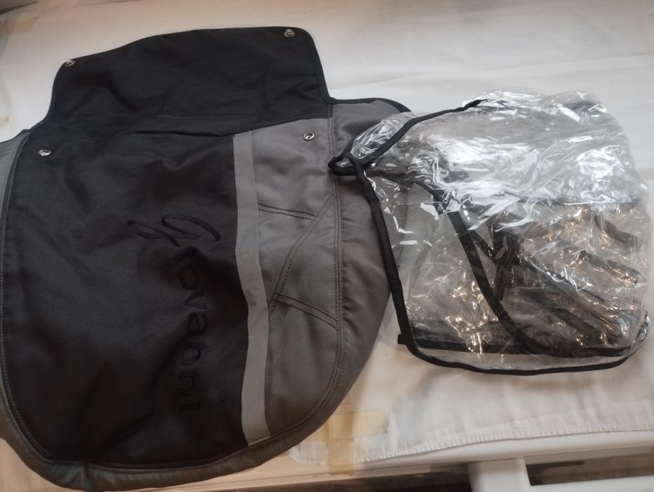 Бебешка количка + зимен кош -кошара,шезлонг,проходилка и кош за