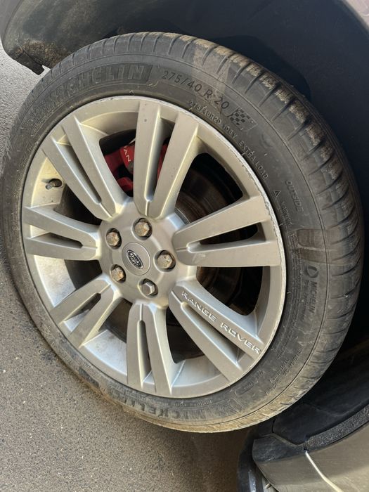 Roti range rover r20 cauciucuri michelin 275/45r20 dot 2022 nerulate