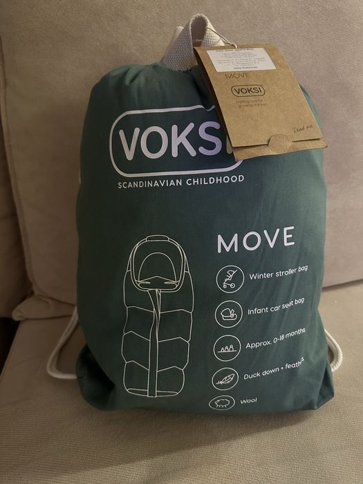 Зимен чувал за количка Voksi Move с вълна и пух