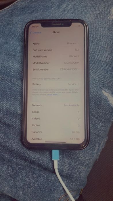 Vand iphone x ...