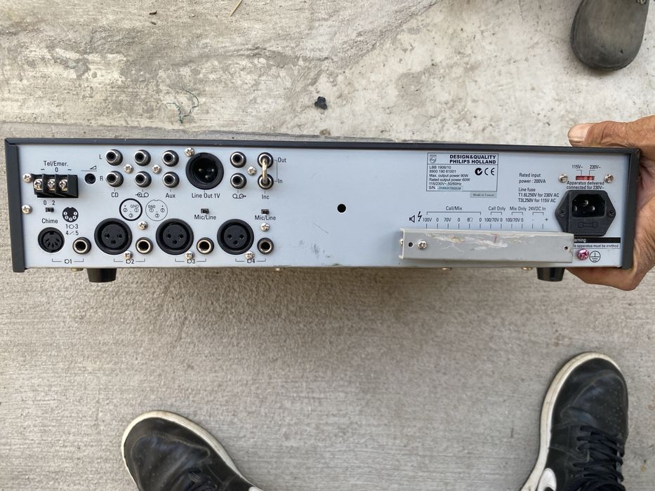 Mixer preamplificator philips
