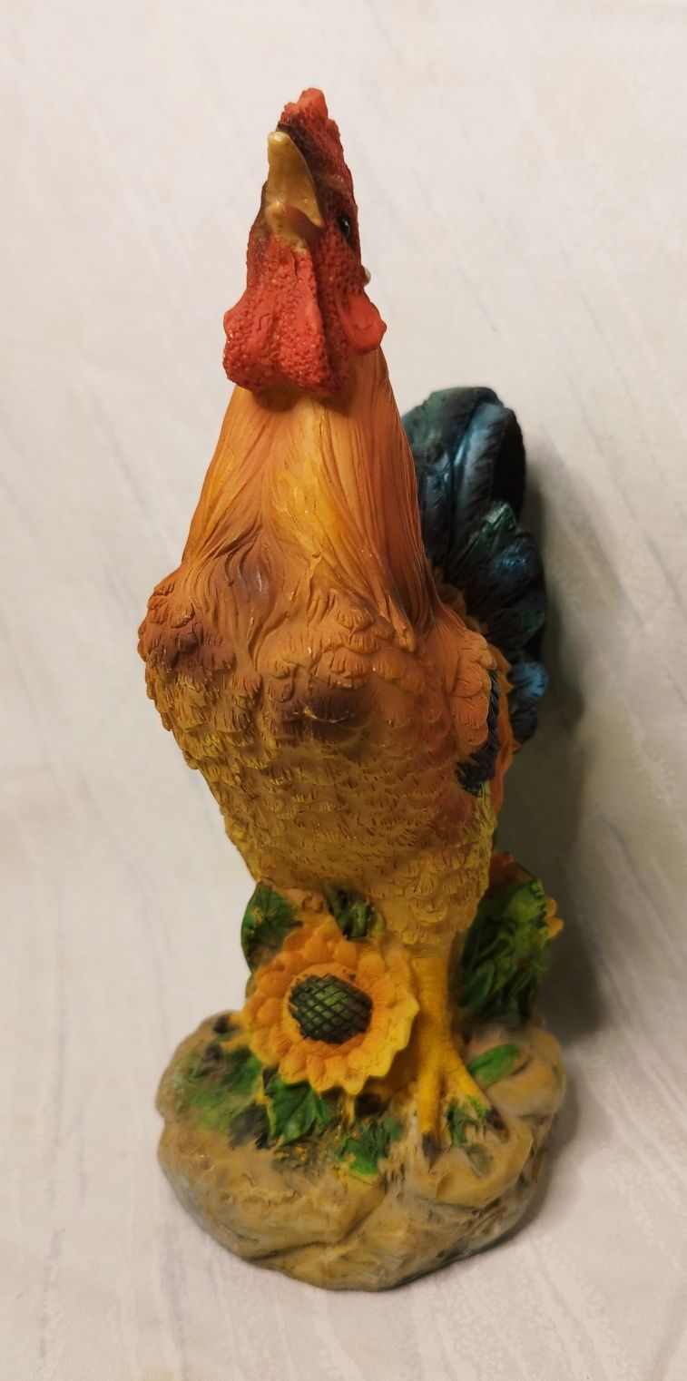 Figurina Cocoș realistic, Colecția Leonardo, din rășină acrilica 18cm