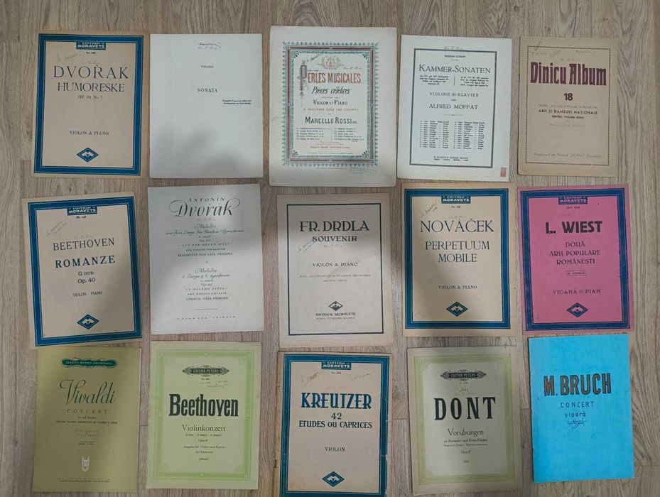 Partituri și cărți pentru Vioara - Pian perioada interbelica