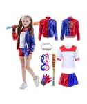 Costum carnaval pentru copii Harley Quinn, 150 cm