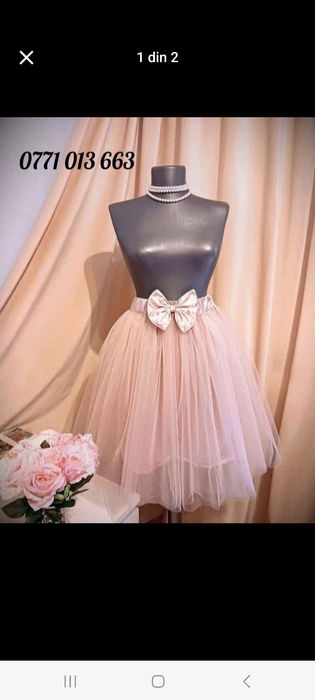 Fusta dama  rose nude Noua