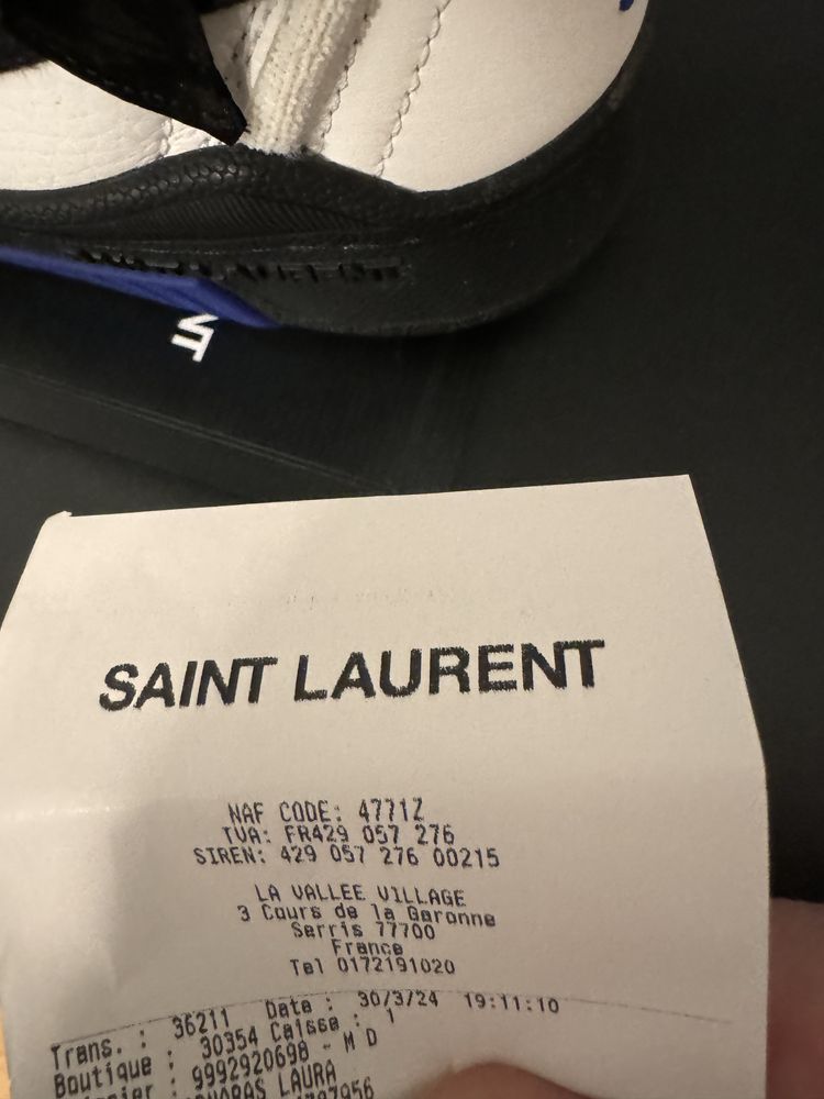 Leather high trainers Man Y#S#L