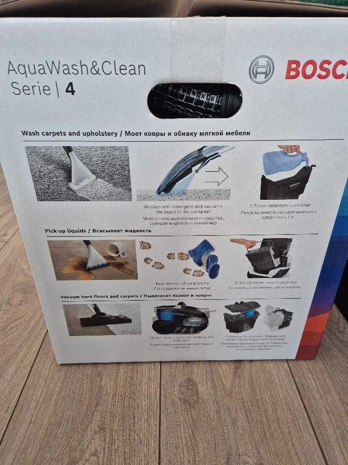 Прахосмукачкa BOSCH BWD420HYG Сухо и мокро почистване