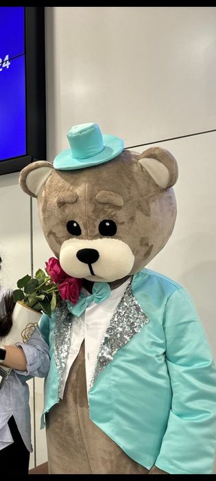 МИШКА ТЕДДИ костюм прокат . ЗАЙКА Шары 500тг гелевые