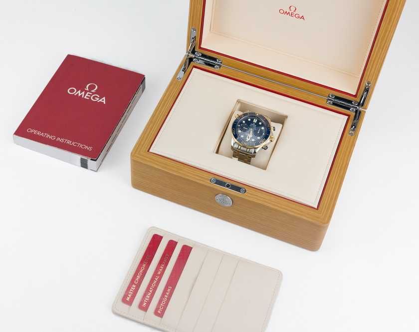 Omega Seamaster Diver Chronograph 300M 44mm Steel & Yellow gold