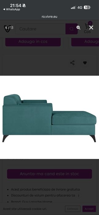 Coltar modern calitate premium