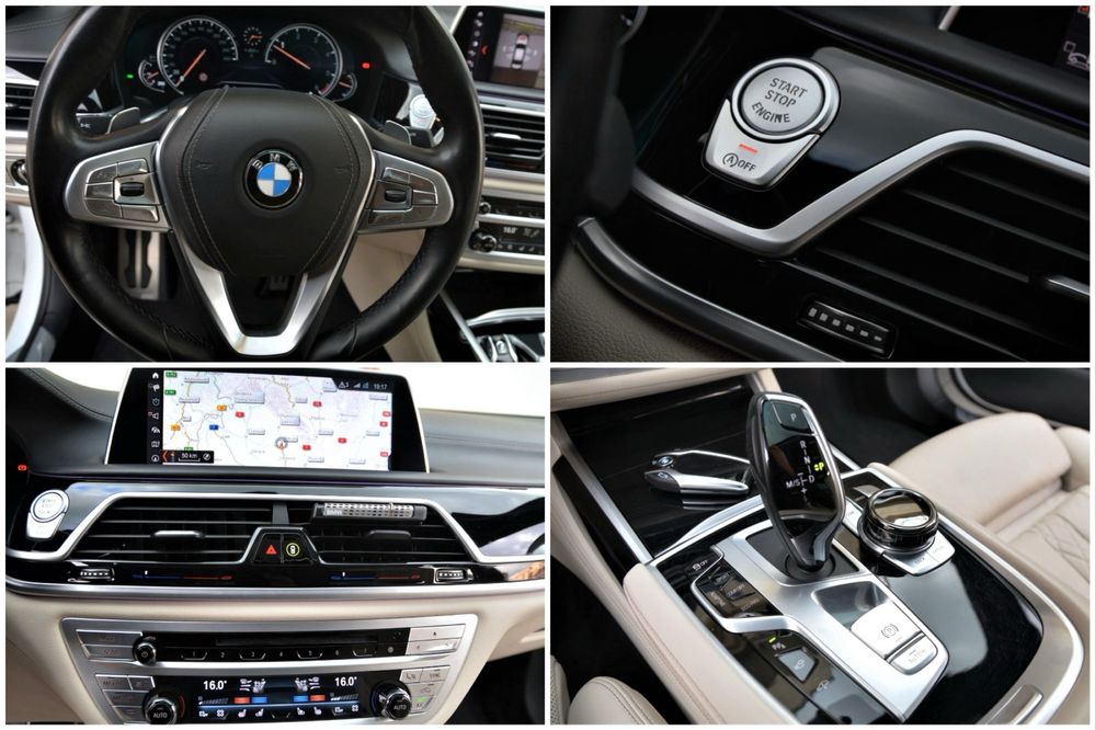 BMW 730xd 73000km Alb perlat Laser light,Masaj,H&K,Soft-close