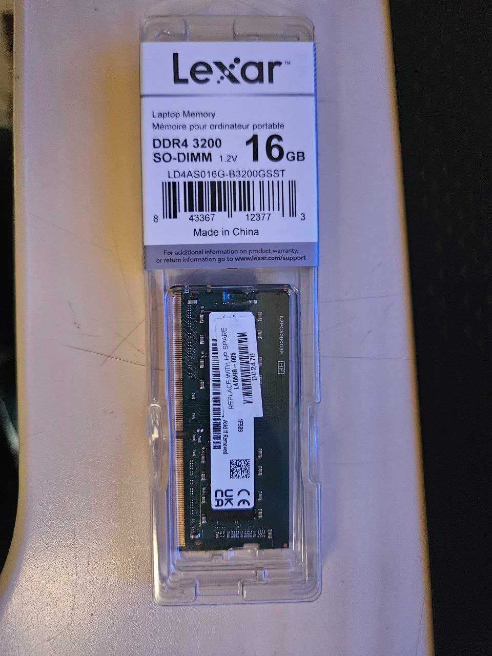 ОЗУ оригинальные от HP (8GB SODIMM)