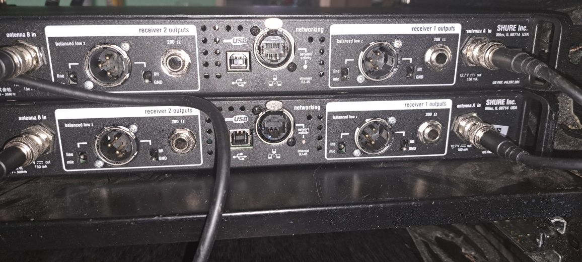 Set Shure UR4D  ,  Beta 87A ,  Ur1