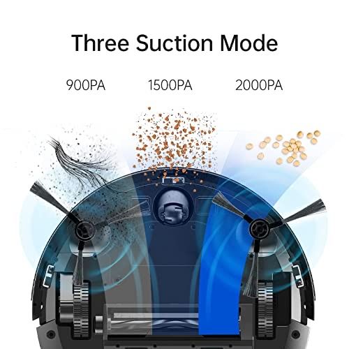 Робот прахосмукачка Proscenic 830P, Сухо и мокро почистване, Wi-Fi