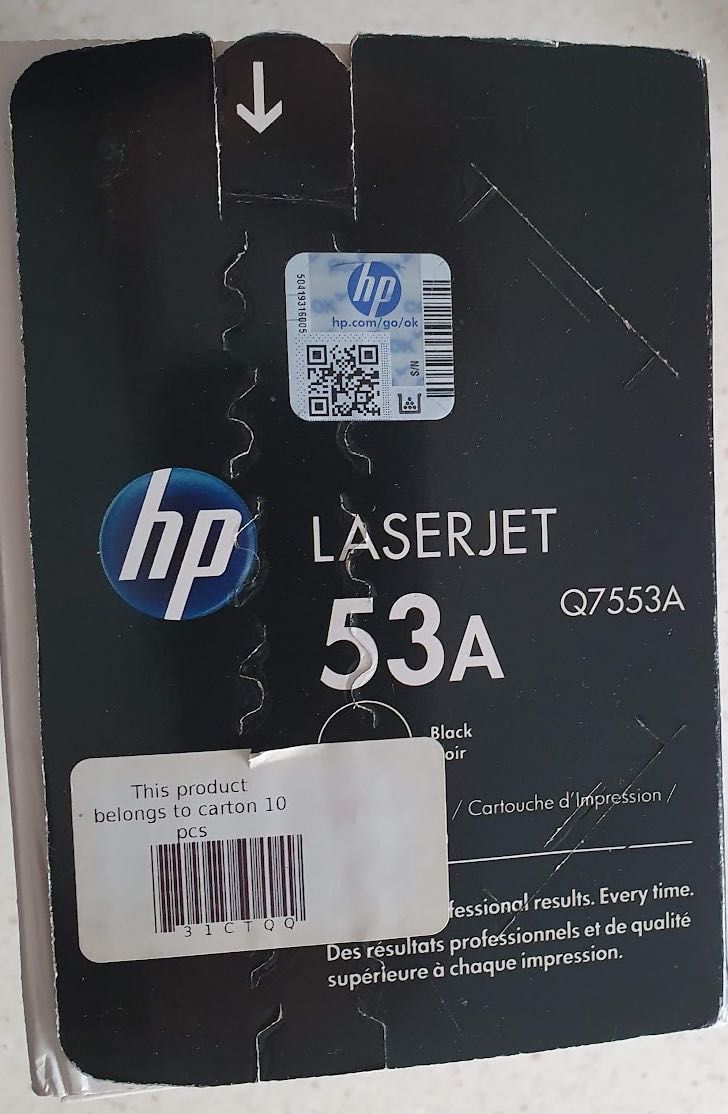 Toner HP 53A Cartuș pt HP LaserJet Q7553A original,sigilat