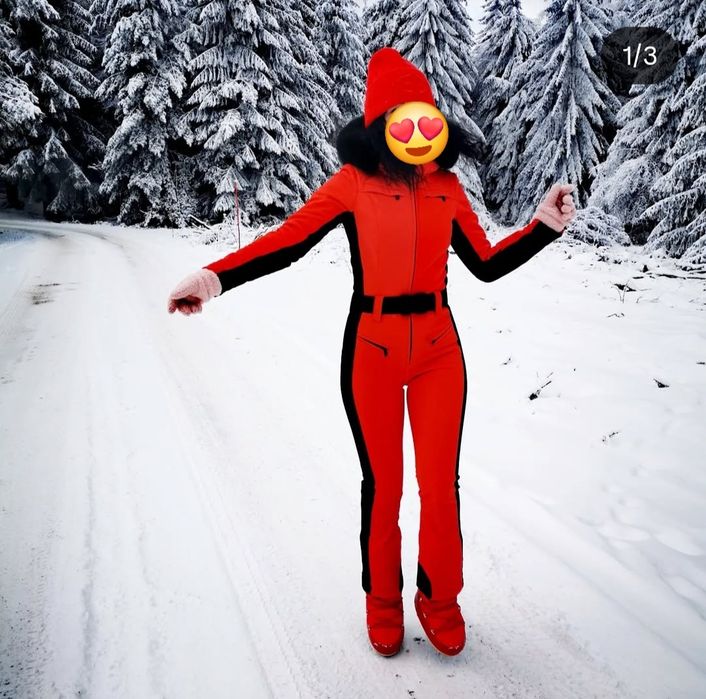 Ски екип Goldbergh червен цял