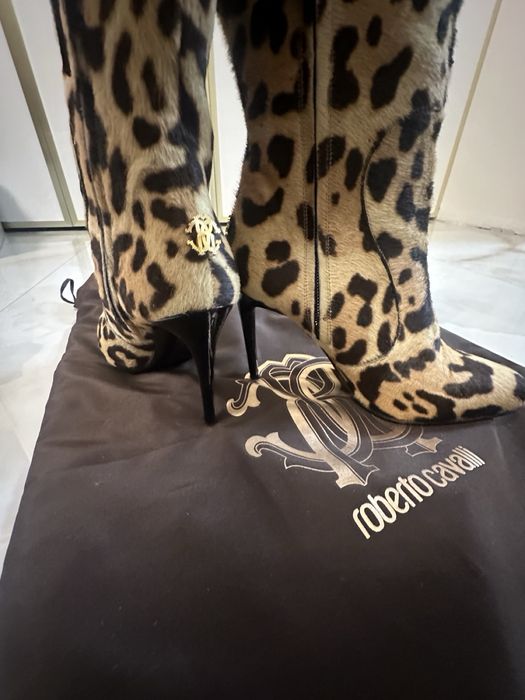 Ботуши с ток Roberto Cavalli