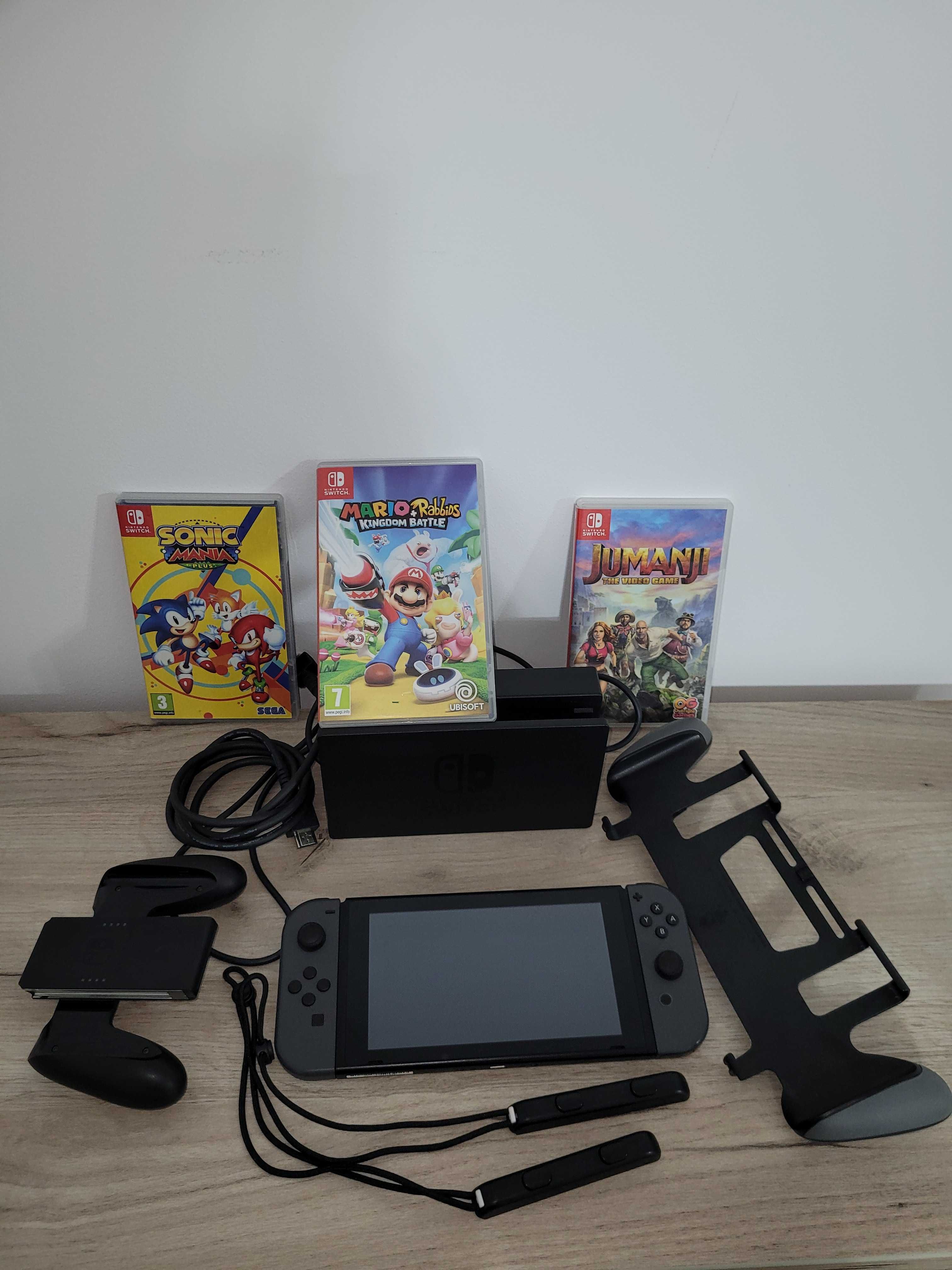 Nintendo Switch complet + 3 jocuri