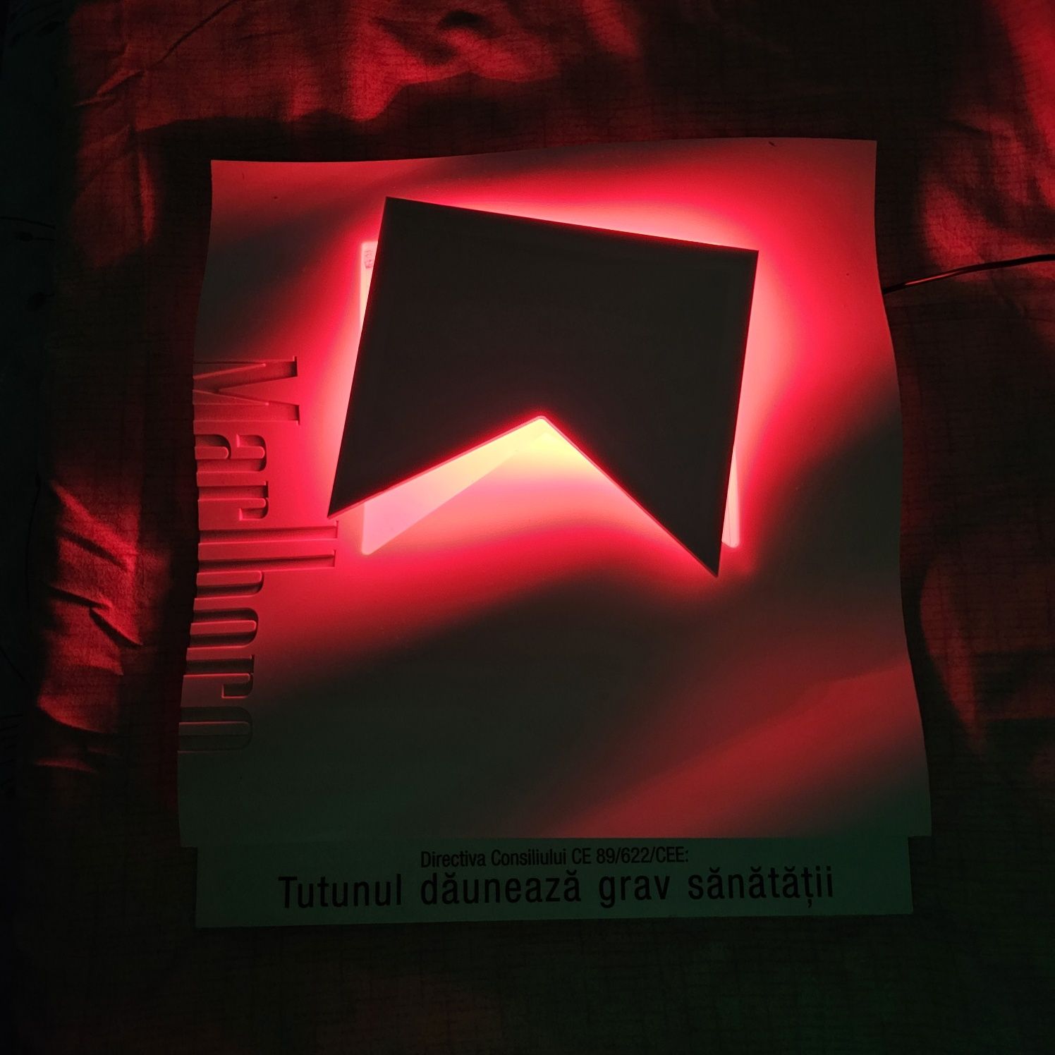 Reclama luminoasa Marlboro, sign, led