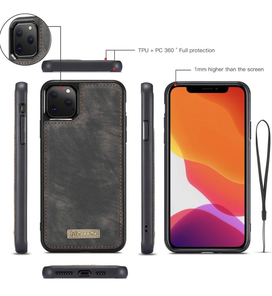 2в1 Портмоне и Кейс за iPhone 12 Pro Max