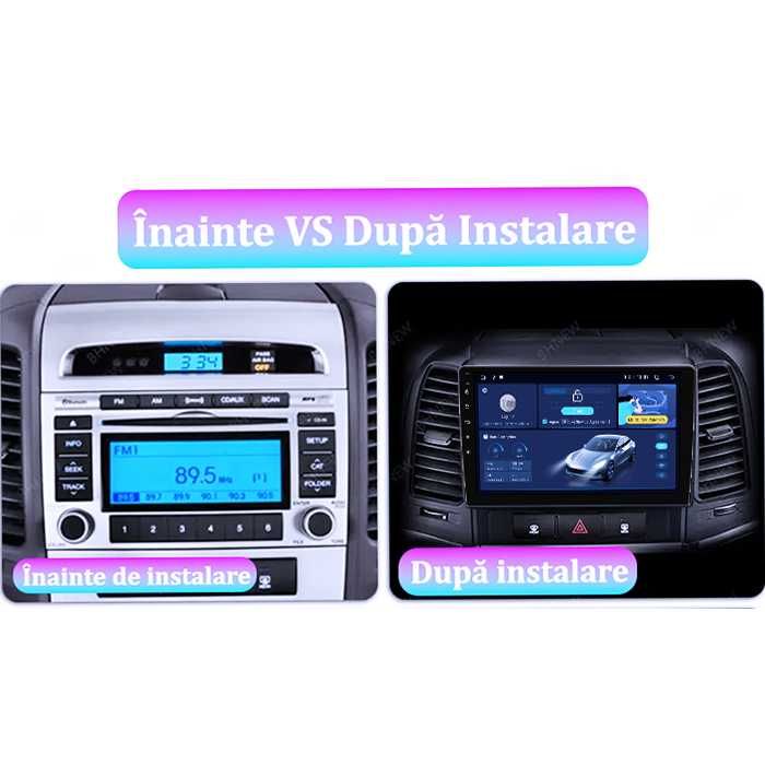 Navigatie Hyundai Santa Fe 2006-2012, 4GB RAM/64GB ROM, Android 14