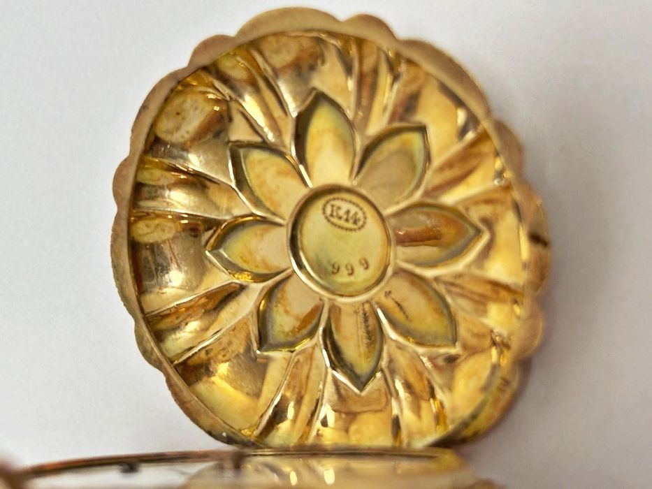 Ceas de buzunar/pandantiv aur 14 karate de colecție